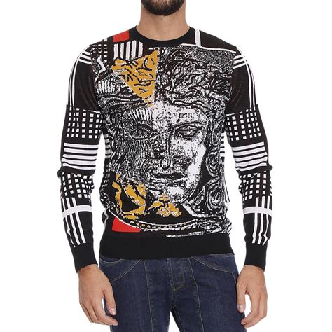 velvet versace jumper|versace jumper men's sale.